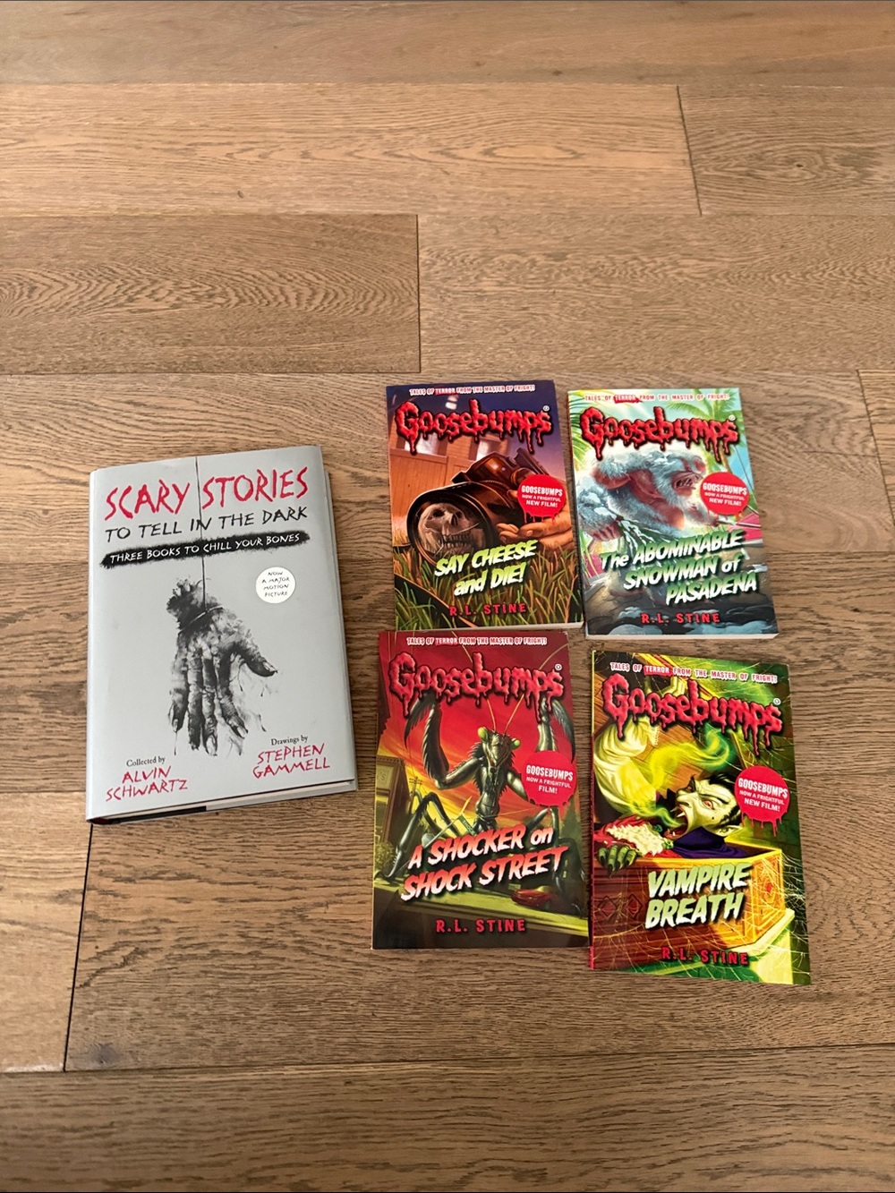Goosebumps & Scary Stories Hard Cover Book Set